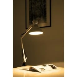 Brilliant Leuchten Brilliant Hobby Schreibtischklemmleuchte Wei&szlig;, 1-flammig -Bürolampen Verkäufe brilliant hobby schreibtischklemmleuchte 10802 05 do1 3