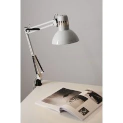 Brilliant Leuchten Brilliant Hobby Schreibtischklemmleuchte Wei&szlig;, 1-flammig -Bürolampen Verkäufe brilliant hobby schreibtischklemmleuchte 10802 05 do1 5