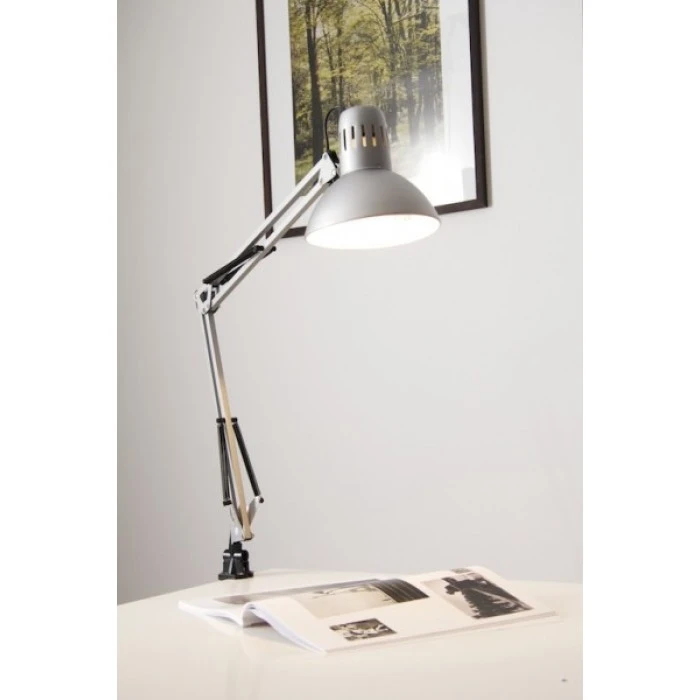 Brilliant Leuchten Brilliant Hobby Schreibtischklemmleuchte Edelstahl, Titan, 1-flammig 2 Brilliant Leuchten Brilliant Hobby Schreibtischklemmleuchte Edelstahl, Titan, 1-flammig – Bild 2