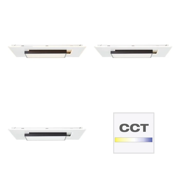 Brilliant Leuchten Brilliant Hutson Deckenleuchte LED Schwarz, Weiß, 1-flammig, Fernbedienung 4 Brilliant Leuchten Brilliant Hutson Deckenleuchte LED Schwarz, Weiß, 1-flammig, Fernbedienung – Bild 4