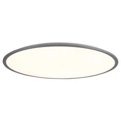 Brilliant Leuchten Brilliant Jamil Deckenpanel LED Silber, 1-flammig, Fernbedienung