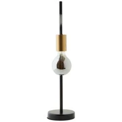 Brilliant Leuchten Brilliant Kiel Tischleuchte Schwarz, Gold, 1-flammig -Bürolampen Verkäufe brilliant kiel tischleuchte 94580 78 5