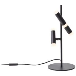 Brilliant Leuchten Brilliant Lagano Tischleuchte LED Schwarz, 1-flammig -Bürolampen Verkäufe brilliant lagano tischleuchte g93158 06 2