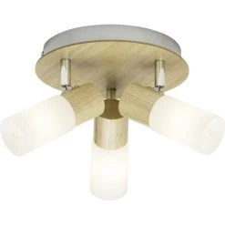 Brilliant Leuchten Babsan Spotrondell Weiß, Holz dunkel, 3-flammig 5 Brilliant Leuchten Babsan Spotrondell Weiß, Holz dunkel, 3-flammig -Bürolampen Verkäufe brilliant leuchten babsan spotrondell 51434 50 2