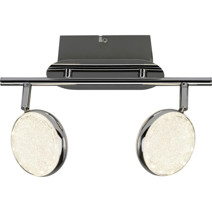 Brilliant Leuchten Cassy Deckenspot LED Chrom, 2-flammig, Fernbedienung, Farbwechsler 3 Brilliant Leuchten Cassy Deckenspot LED Chrom, 2-flammig, Fernbedienung, Farbwechsler – Bild 3