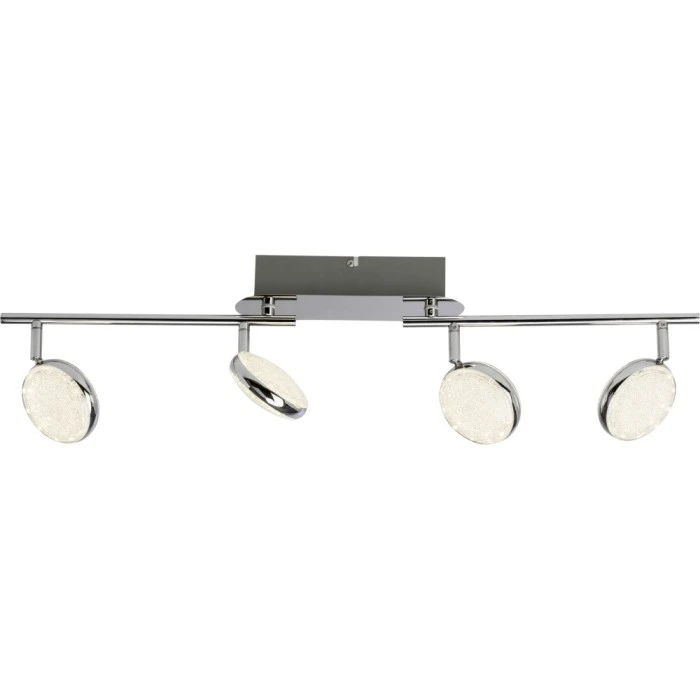 Brilliant Leuchten Cassy Deckenspot LED Chrom, 4-flammig, Fernbedienung, Farbwechsler 3 Brilliant Leuchten Cassy Deckenspot LED Chrom, 4-flammig, Fernbedienung, Farbwechsler – Bild 3