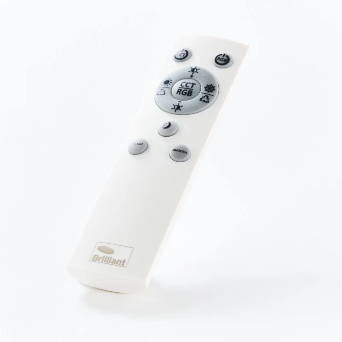 Brilliant Leuchten Heddy Deckenleuchte LED Weiß, 1-flammig, Fernbedienung, Farbwechsler 7 Brilliant Leuchten Heddy Deckenleuchte LED Weiß, 1-flammig, Fernbedienung, Farbwechsler – Bild 7