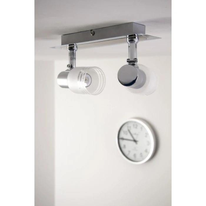 Brilliant Leuchten LED Deckenspot Chrom, Weiß, 2-flammig 7 Brilliant Leuchten LED Deckenspot Chrom, Weiß, 2-flammig – Bild 7