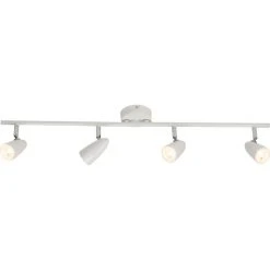 Brilliant Leuchten Nano Deckenspot LED Wei&szlig;, 4-flammig