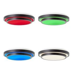 Brilliant Leuchten Ontario Deckenleuchte LED Wei&szlig;, 1-flammig -Bürolampen Verkäufe brilliant leuchten ontario deckenleuchte g99572 76 8