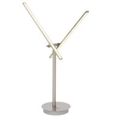 Brilliant Leuchten Sticks Tischleuchte LED Wei&szlig;, Eisen, 2-flammig