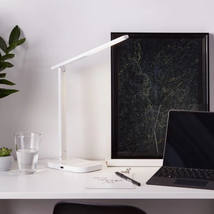 Brilliant Leuchten Vicari Tischleuchte LED Weiß, 1-flammig 3 Brilliant Leuchten Vicari Tischleuchte LED Weiß, 1-flammig – Bild 3