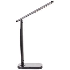 Brilliant Leuchten Vicari Tischleuchte LED Schwarz, 1-flammig -Bürolampen Verkäufe brilliant leuchten vicari tischleuchte g93102 06 4