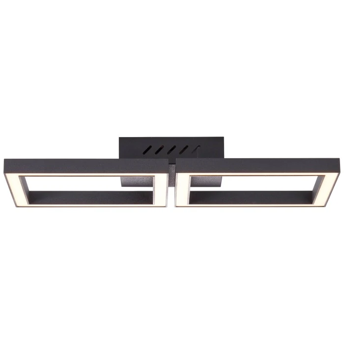 Brilliant Leuchten Brilliant Living Quon Deckenleuchte LED Schwarz, Weiß, 1-flammig 1 Brilliant Leuchten Brilliant Living Quon Deckenleuchte LED Schwarz, Weiß, 1-flammig