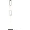 Brilliant Leuchten Brilliant Living Tunar Standleuchte LED Aluminium, 1-flammig