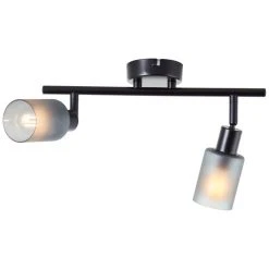 Brilliant Leuchten Brilliant Loralie Deckenleuchte Schwarz, 2-flammig 12 Brilliant Leuchten Brilliant Loralie Deckenleuchte Schwarz, 2-flammig -Bürolampen Verkäufe brilliant loralie deckenleuchte 99848 93 5