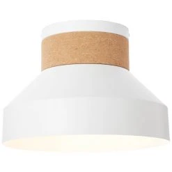 Brilliant Leuchten Brilliant Moka Deckenleuchte Weiß, 1-flammig