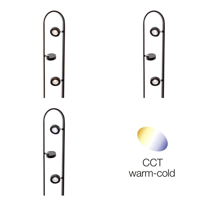 Brilliant Leuchten Brilliant Nebeker Stehlampe LED Schwarz, 4-flammig, Fernbedienung 6 Brilliant Leuchten Brilliant Nebeker Stehlampe LED Schwarz, 4-flammig, Fernbedienung – Bild 6