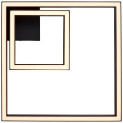 Brilliant Leuchten Brilliant Quon Deckenleuchte LED Schwarz, Wei&szlig;, 1-flammig -Bürolampen Verkäufe brilliant quon deckenleuchte g97180 06 4