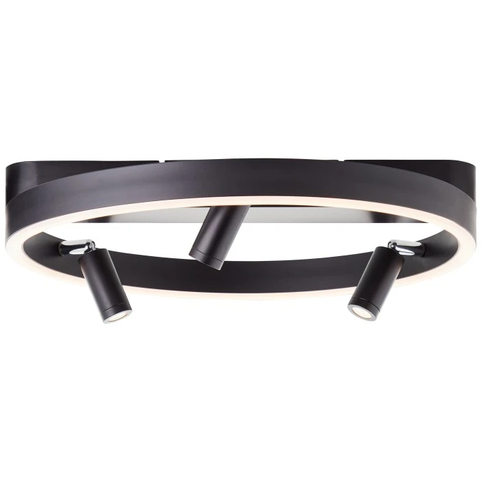 Brilliant Leuchten Brilliant Skaford Deckenleuchte LED Schwarz, 3-flammig, Fernbedienung 1 Brilliant Leuchten Brilliant Skaford Deckenleuchte LED Schwarz, 3-flammig, Fernbedienung