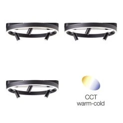 Brilliant Leuchten Brilliant Skaford Deckenleuchte LED Schwarz, 3-flammig, Fernbedienung 9 Brilliant Leuchten Brilliant Skaford Deckenleuchte LED Schwarz, 3-flammig, Fernbedienung -Bürolampen Verkäufe brilliant skaford deckenleuchte g99594 06 3