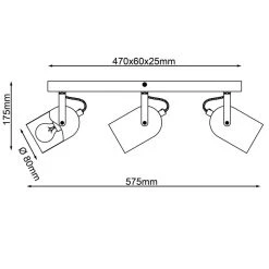 Brilliant Leuchten Brilliant Tronte Deckenleuchte Naturfarben, 3-flammig -Bürolampen Verkäufe brilliant tronte deckenleuchte 99797 86 6
