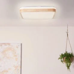 Brilliant Leuchten Brilliant Tumeo Deckenleuchte LED Braun, Wei&szlig;, 1-flammig -Bürolampen Verkäufe brilliant tumeo deckenleuchte g99791 75 2