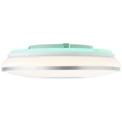 Brilliant Leuchten Brilliant Visitation Deckenleuchte LED Silber, 1-flammig, Fernbedienung, Farbwechsler 37 Brilliant Leuchten Brilliant Visitation Deckenleuchte LED Silber, 1-flammig, Fernbedienung, Farbwechsler -Bürolampen Verkäufe brilliant visitation deckenleuchte g97043 58 10