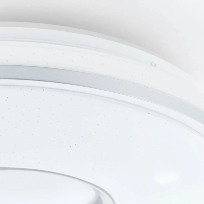 Brilliant Leuchten Brilliant Visitation Deckenleuchte LED Silber, 1-flammig, Fernbedienung, Farbwechsler 3 Brilliant Leuchten Brilliant Visitation Deckenleuchte LED Silber, 1-flammig, Fernbedienung, Farbwechsler – Bild 3