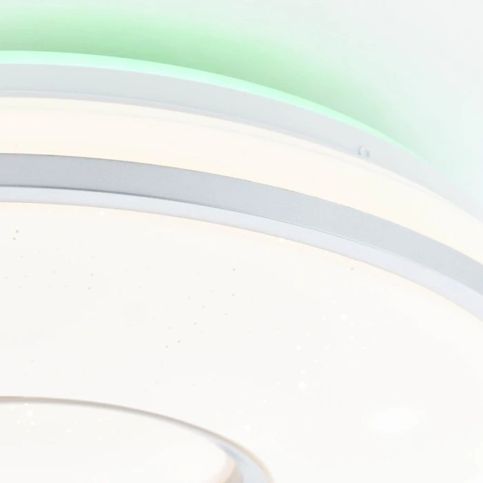 Brilliant Leuchten Brilliant Visitation Deckenleuchte LED Silber, 1-flammig, Fernbedienung, Farbwechsler 5 Brilliant Leuchten Brilliant Visitation Deckenleuchte LED Silber, 1-flammig, Fernbedienung, Farbwechsler – Bild 5