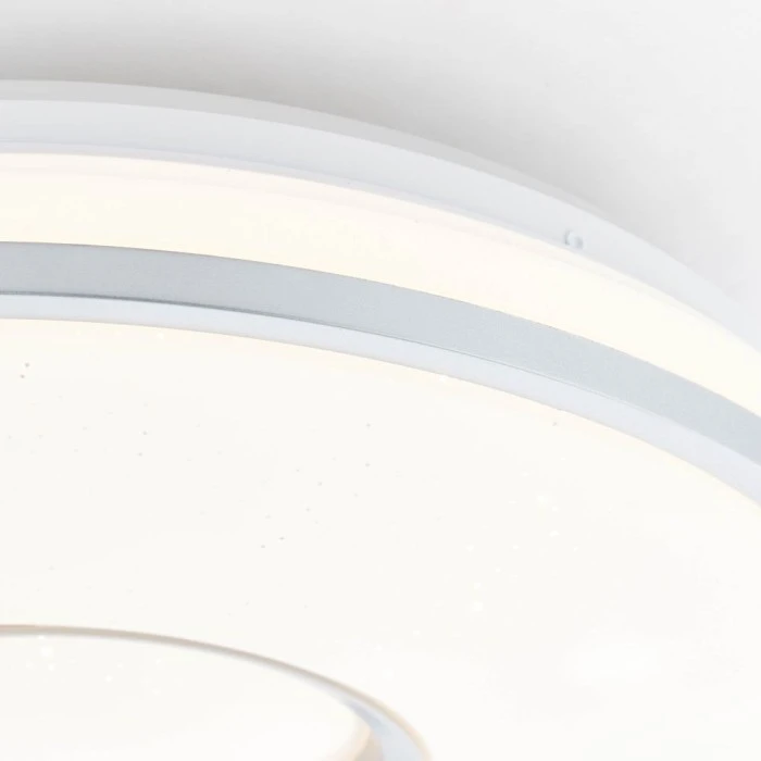 Brilliant Leuchten Brilliant Visitation Deckenleuchte LED Silber, 1-flammig, Fernbedienung, Farbwechsler 8 Brilliant Leuchten Brilliant Visitation Deckenleuchte LED Silber, 1-flammig, Fernbedienung, Farbwechsler – Bild 8