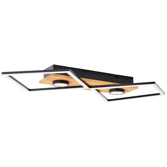 Brilliant Leuchten Brilliant Woodbridge Deckenleuchte LED Schwarz, Braun, 1-flammig 11 Brilliant Leuchten Brilliant Woodbridge Deckenleuchte LED Schwarz, Braun, 1-flammig – Bild 11