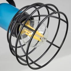 Hofstein Builako Deckenleuchte Blau, Schwarz, 1-flammig -Bürolampen Verkäufe builako deckenleuchte h3443941 2