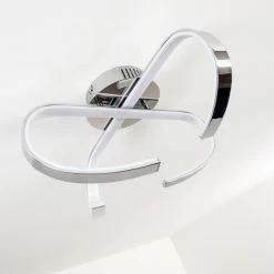 Hofstein Cano Deckenleuchte LED Chrom, 1-flammig -Bürolampen Verkäufe cano deckenleuchte h167459 14