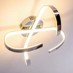 Hofstein Cano Deckenleuchte LED Chrom, 1-flammig -Bürolampen Verkäufe cano deckenleuchte h167459 3