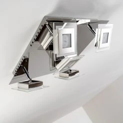 Hofstein Cerreto Deckenleuchte LED Chrom, 5-flammig -Bürolampen Verkäufe cerreto deckenleuchte c29533f 5a 13