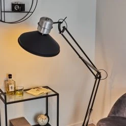 Hofstein Chara Stehleuchte Schwarz, Silber, 1-flammig 26 Hofstein Chara Stehleuchte Schwarz, Silber, 1-flammig -Bürolampen Verkäufe chara stehleuchte h3413883 12