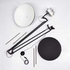 Hofstein Chara Stehleuchte Schwarz, Silber, 1-flammig 18 Hofstein Chara Stehleuchte Schwarz, Silber, 1-flammig -Bürolampen Verkäufe chara stehleuchte h3413883 4