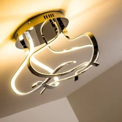 Hofstein Colle Deckenleuchte LED Chrom, 1-flammig