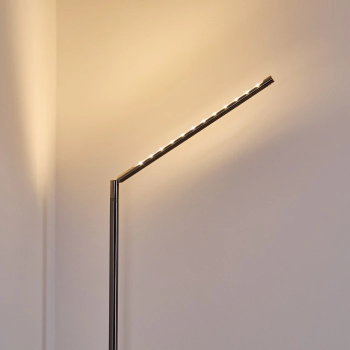 Hofstein Deje Stehleuchte LED Nickel-Matt, 1-flammig 16 Hofstein Deje Stehleuchte LED Nickel-Matt, 1-flammig – Bild 16