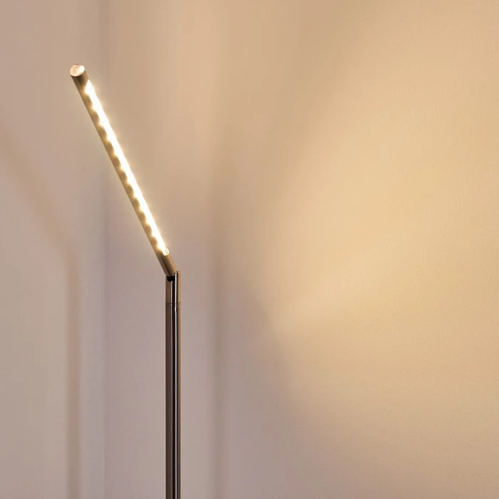 Hofstein Deje Stehleuchte LED Nickel-Matt, 1-flammig 8 Hofstein Deje Stehleuchte LED Nickel-Matt, 1-flammig – Bild 8