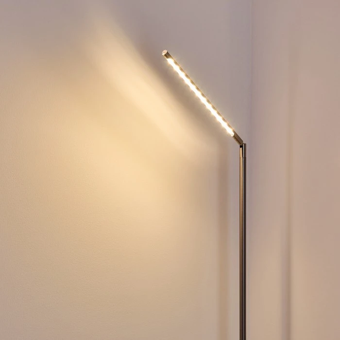 Hofstein Deje Stehleuchte LED Nickel-Matt, 1-flammig 10 Hofstein Deje Stehleuchte LED Nickel-Matt, 1-flammig – Bild 10