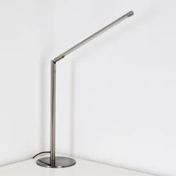 Hofstein Deje Tischleuchte LED Nickel-Matt, 1-flammig -Bürolampen Verkäufe deje tischleuchte h3306758 10