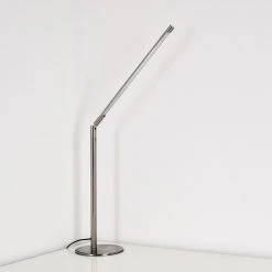 Hofstein Deje Tischleuchte LED Nickel-Matt, 1-flammig -Bürolampen Verkäufe deje tischleuchte h3306758 14