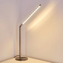 Hofstein Deje Tischleuchte LED Nickel-Matt, 1-flammig -Bürolampen Verkäufe deje tischleuchte h3306758 2