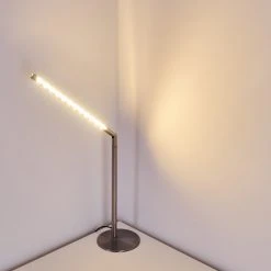 Hofstein Deje Tischleuchte LED Nickel-Matt, 1-flammig -Bürolampen Verkäufe deje tischleuchte h3306758 7