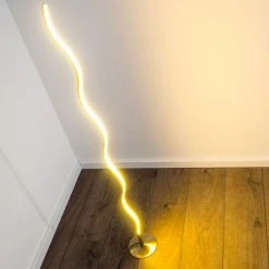 Hofstein Dillon Stehlampe LED Nickel-Matt, 1-flammig -Bürolampen Verkäufe dillon stehlampe h3000588 14