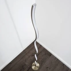 Hofstein Dillon Stehlampe LED Nickel-Matt, 1-flammig -Bürolampen Verkäufe dillon stehlampe h3000588 4