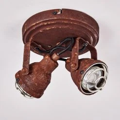 Hofstein Drobak Deckenleuchte Rostfarben, 2-flammig -Bürolampen Verkäufe drobak deckenleuchte h3293782 do1 13