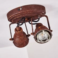 Hofstein Drobak Deckenleuchte Rostfarben, 2-flammig -Bürolampen Verkäufe drobak deckenleuchte h3293782 do1 4